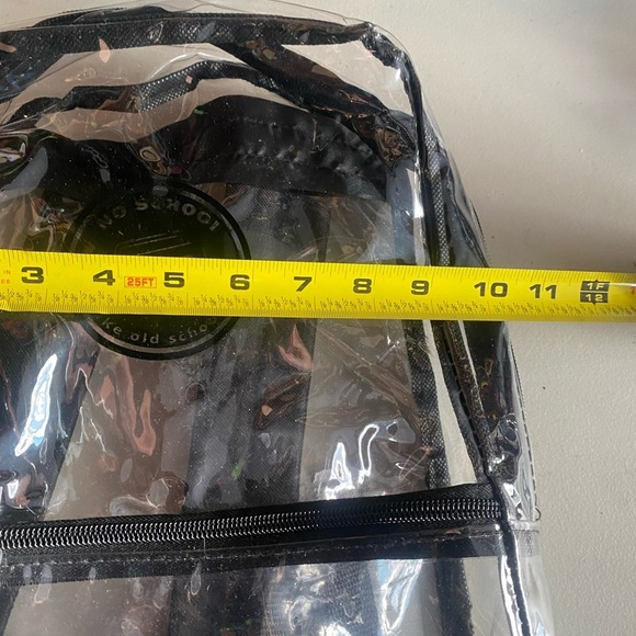 No School “ like old school” Small Clear Backpack - Picture 11 of 11